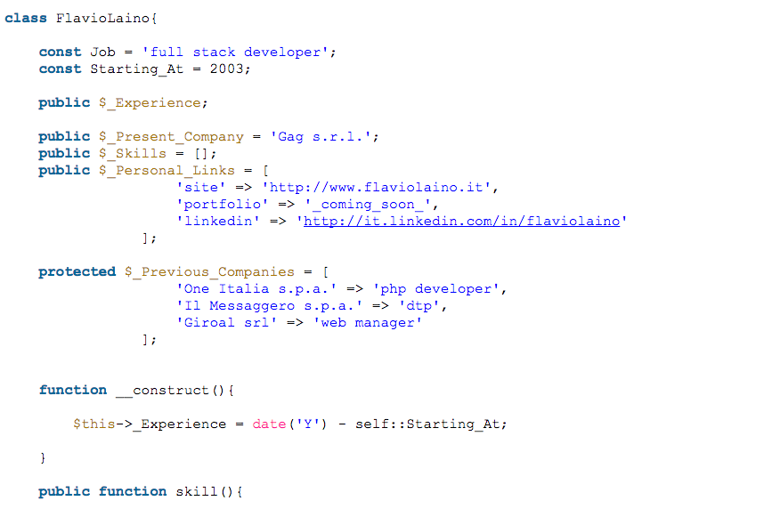 CV Code